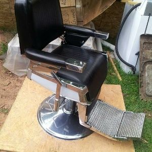 Barber chair no head rest